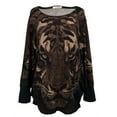 thumbnail image 1 of Brown Women's Tiger Sweater, 1 of 1
