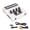 White - EU Plug, variant on Riousery Mini Sound Mixer F-8 Bluetooth Recording MP3 Function Home Karaoke Stereo Receiver Amplifier for TV PC Smartphone 100-240V EU Plug 7.48 inches / 19 cm