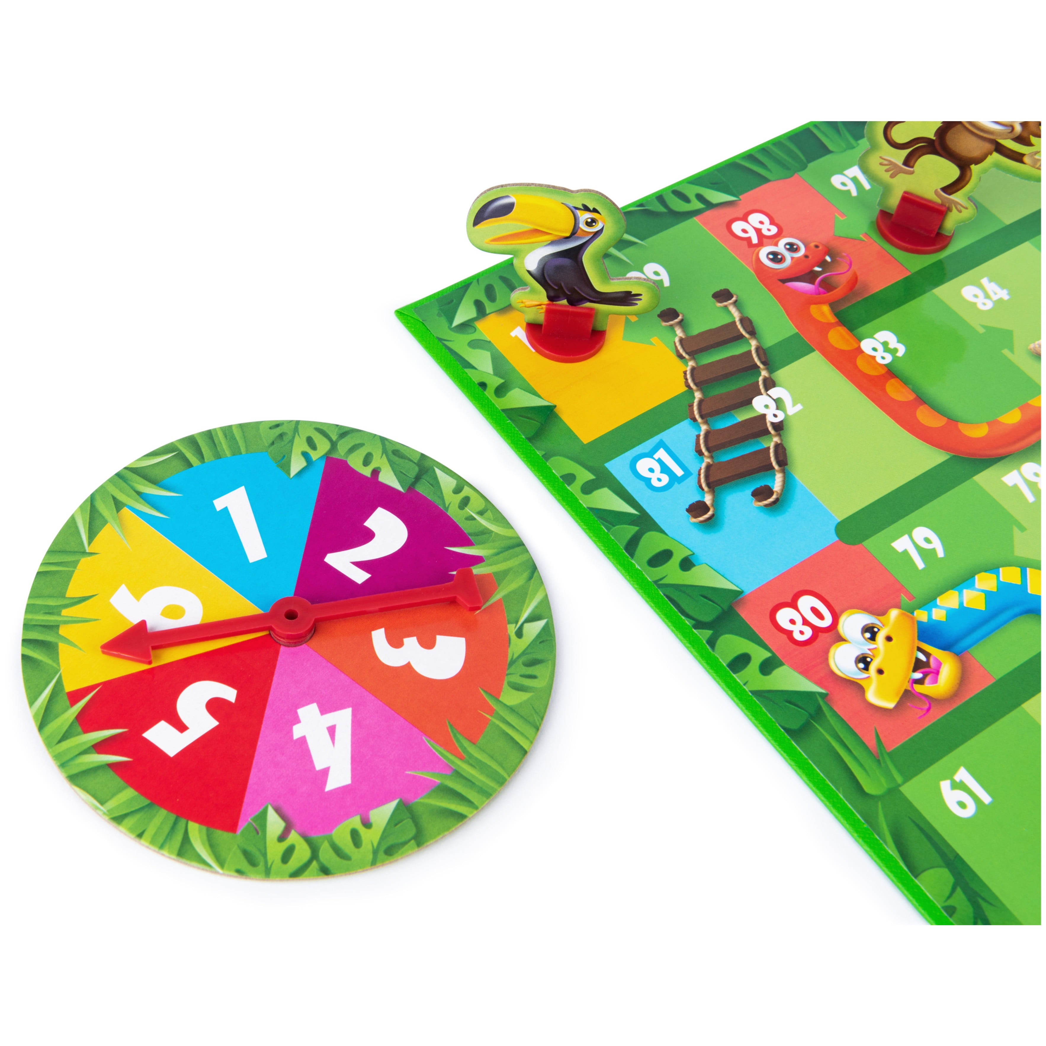 Play Begins Snakes and Ladders, Forest Snack, 2-in-1 Board Game Set, for  Families and Kids Ages 3 and up 