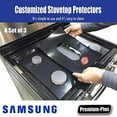 thumbnail image 3 of Stove Protector Liners Compatible with Samsung Stoves, Samsung Gas Ranges - Customized - Easy Cleaning Liners for Samsung Compatible Model NX58R6631ST/AA, 3 of 9