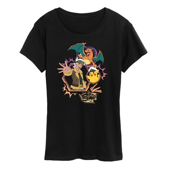 Pokémon - New Horizons - Friede Cap Charizard - Ladies Short Sleeve Graphic T-Shirt