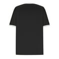 thumbnail image 5 of Elegante blusa de manga corta con cuello redondo y manga abullonada para mujer OAVQHLG3B Store  lin121212, 5 of 5