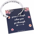 thumbnail image 4 of TINGN Inspirational Gifts for Women Friends Grow Through What You Go Through Bracelet Jewelry, 4 of 5