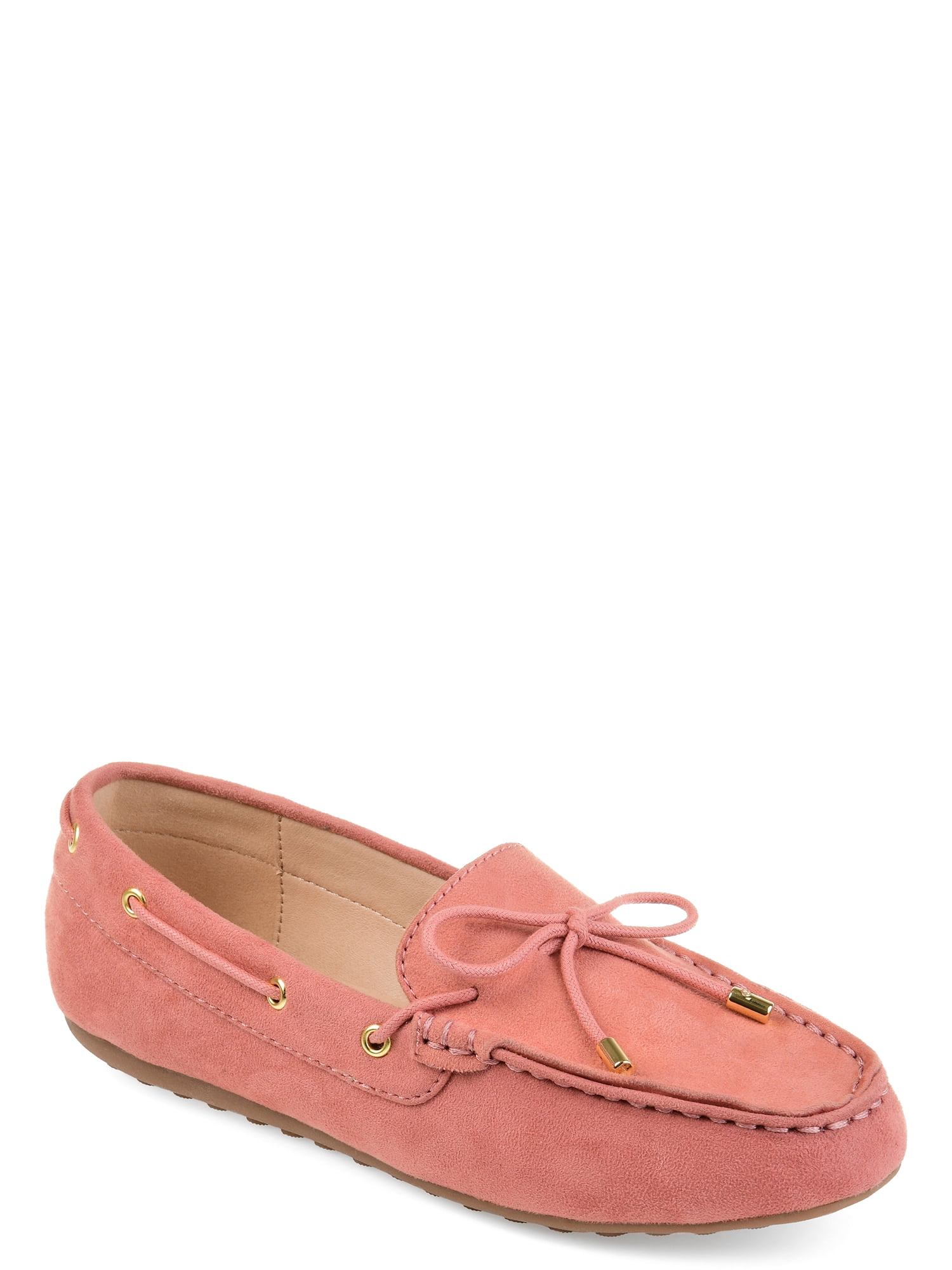 Brinley Co. Womens Comfort-sole Faux Suede Slip-on Loafers - Walmart.com