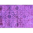 thumbnail image 1 of Ahgly Company Indoor Rectangle Oriental Purple Industrial Area Rugs, 2' x 3', 1 of 4