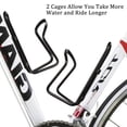 thumbnail image 6 of Universal Water Bottle Bike Cage Lightweight Aluminum Alloy Bicycle Brackets for MTB Road - Black, 6 of 7
