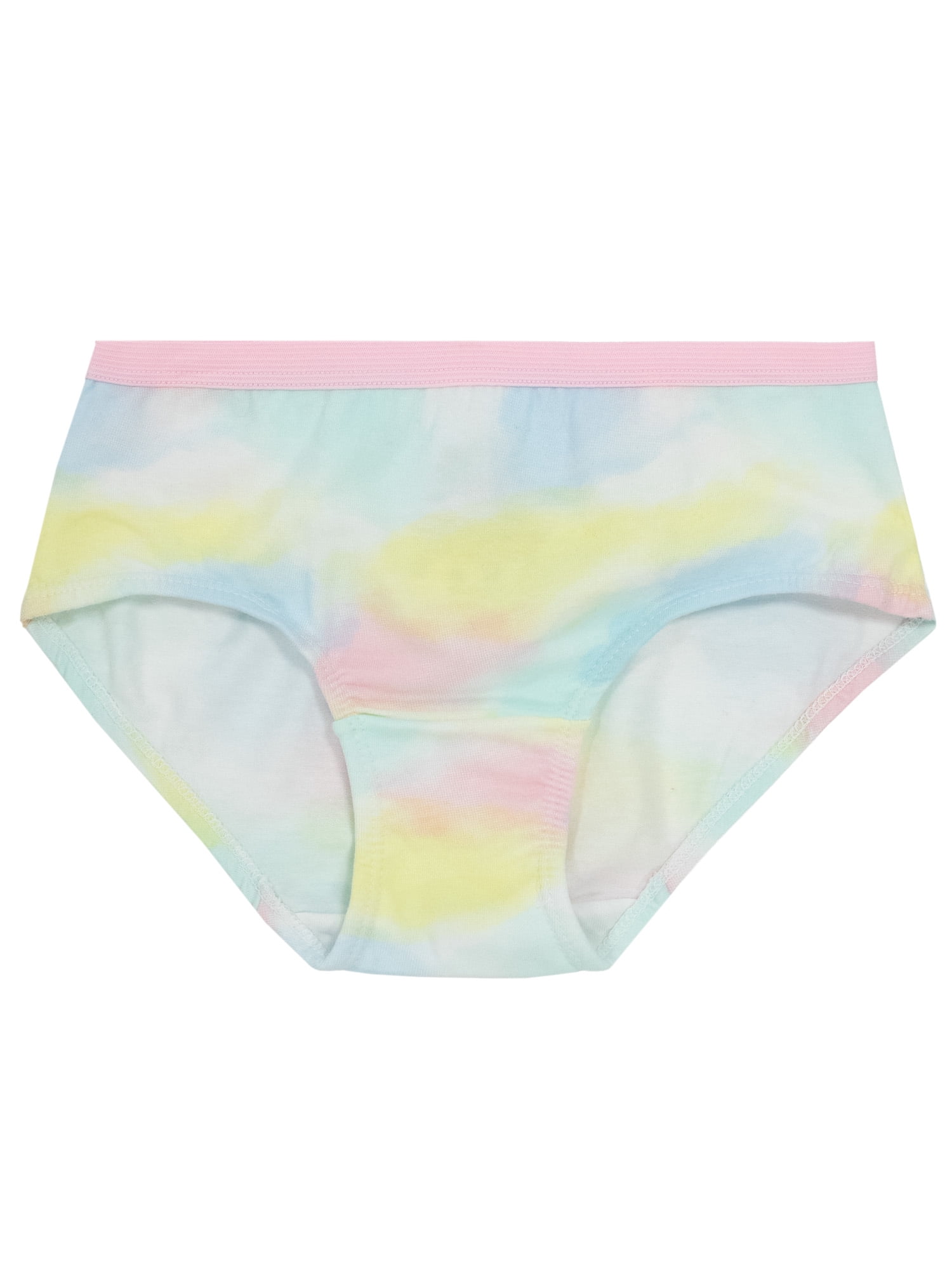 Fruit of the Loom Girl's Cotton Stretch Brief Underwear, 10-Pack, Sizes 4-16
