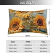 thumbnail image 2 of Kdxio Cotton Pillow Cases 20"x30" Pillowcases,Soft and Breathable Bedroom Pillow Cases-Sunflower Field Art-No Pillow Core, 2 of 5