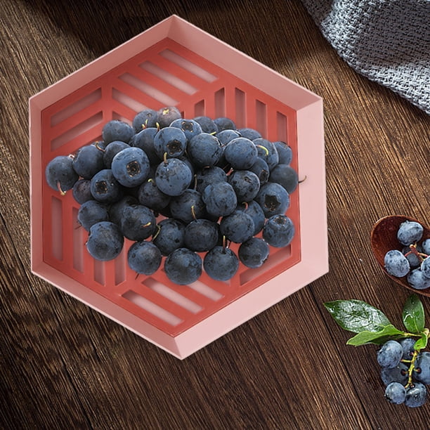 Cesta de Plástico Doble onlyliua para Lavar Platos Cesta de Drenaje Cesta de Cocina Frutero Cuenco Multifuncional