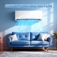 thumbnail image 3 of WANAI 12000 BTU Mini Split AC/Heating System, 22 SEER2 115V Indoor & Outdoor Wall-Mounted Units with Remote Control, Installation Kit Included for Home, Office & Bedroom, Up to 750 Sq. Ft. Coverage, 3 of 7