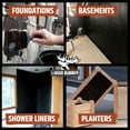 Liquid Rubber Foundation and Basement Sealant Indoor & Outdoor Use