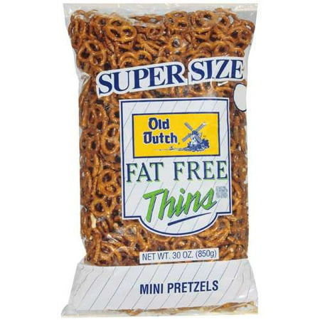 Old Dutch Fat Free Mini Pretzel Thins 30 oz