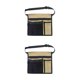 thumbnail image 1 of Speravity Bolsa para delantal de herramientas con correa ajustable, resistente y resistente al desgarro, con 5 bolsillos, negro + caqui negro+caqui 2Conjunto, 1 of 6