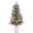 White Snowflake Base, variant on Accreate Pre-Lit 3FT Fiber Optic Christmas Tree with 78 LED Lights and Snowman Light Box – Set of 2