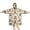 Beige Highland Cow, variant on Blue Marble Gold Line Pattern Wearable Oversized Blanket,Wearable Blanket Hoodie for Adults,Cozy Hooded Blankets with Super Pockets,Super Warm Fuzzy Pullover for Women & Men