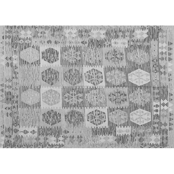 Ahgly Company Indoor Rectangle Southwestern Gray Country Area Rugs, 2' x 3'