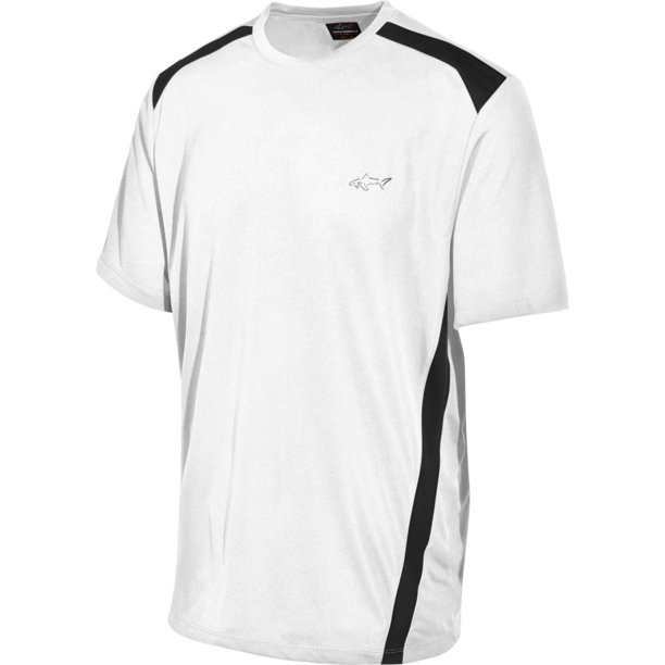 Camiseta Básica Greg Norman Attack Life Performance Hombre Color Blanco Grande