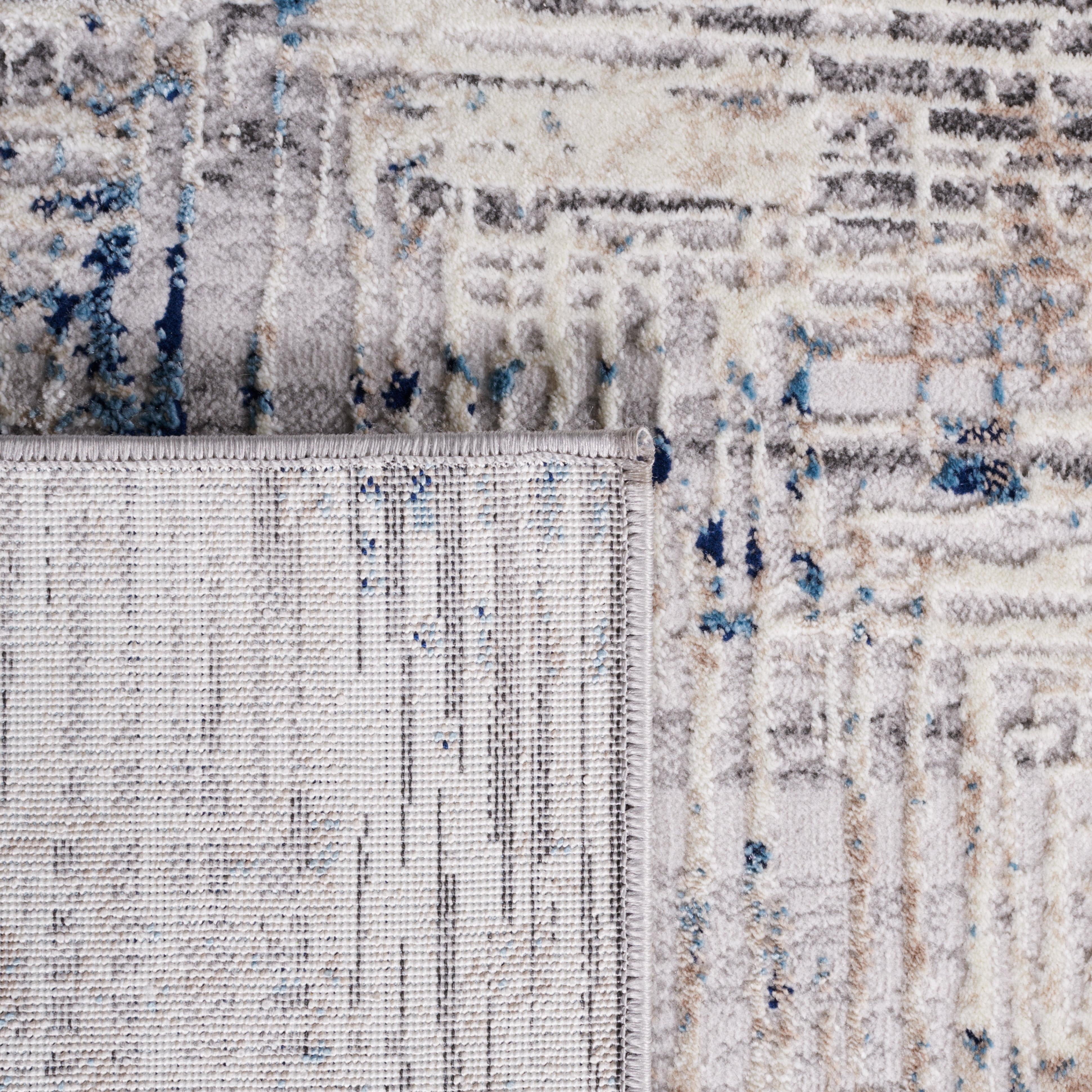 SAFAVIEH Vogue Martha Abstract Area Rug, Blue/Gray, 5'3" x 7'6"