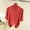 Red, variant on ZZwxWA Womens Tops Mock Turtleneck Half Sleeve Undershirts Soft Stretchy Undershirts Basic Tops Elbow Length Base Layer Top