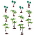 thumbnail image 3 of 12 piezas de palmeras en miniatura de simulación realista, modelo de cocotero, decoración de micro paisaje, 3 of 5