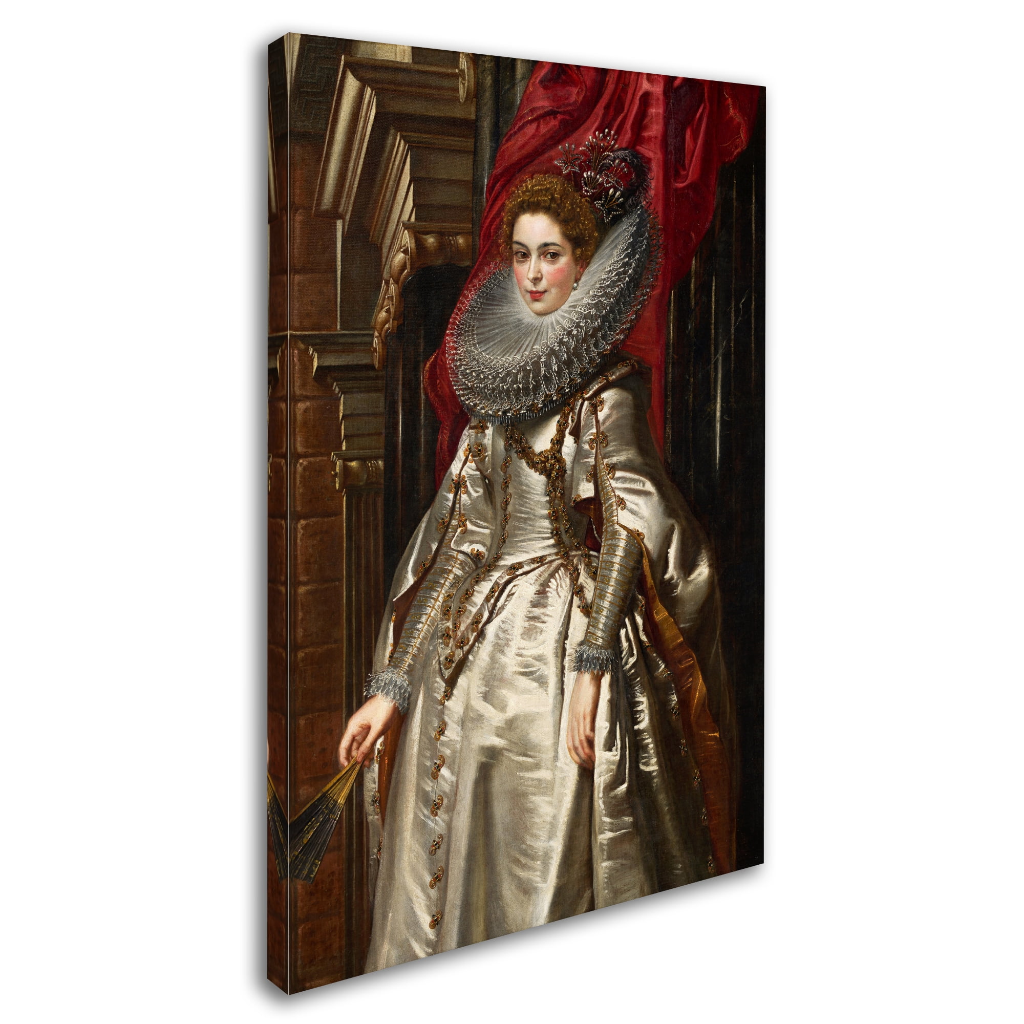 Peter Paul Rubens 'Marchesa Brigida' Canvas Art