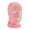 Pink, variant on Winter Ski Mask Cap 3 Hole Knitted Face Mask Balaclava Hat Warm Outdoor,Red