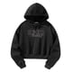 thumbnail image 2 of Sudaderas con capucha para mujer, ropa de gimnasio para mujer, ropa de calle, disfraz moderno, jersey con cordón, Tops para uso diario, compras y S, 2 of 8