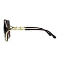 thumbnail image 3 of Womens Metal Jewel Luxury Designer Fashion Plastic Sunglasses Burgundy Smoke, 3 of 4