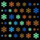 thumbnail image 2 of Pegatinas de copos de nieve que brillan en la oscuridad, calcomanías luminosas para decoración navideña, ventana de invierno, Feliz Año Nuevo, para el hogar, 2 of 4