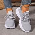 thumbnail image 6 of Couple's Matching Sneakers Comfortable Shoes Spring Summer Walking Shoes Lightweight Breathable White 42, 6 of 7