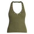 thumbnail image 5 of No Boundaries Grommet Halter Top, Women's XXS-XXL, 5 of 5