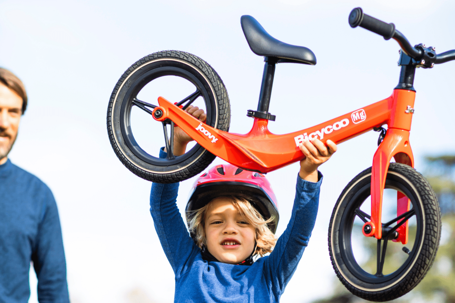 joovy Bicycoo Mg Balance Bike Toddler Bike 12 inches Rorange