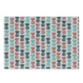 thumbnail image 1 of Pineapple Cutting Board, Summer Island Tropic Fruit Pattern Stamped Minimal Backdrop Pop Art, Decorative Tempered Glass Cutting and Serving Board, Small Size, Turquoise White Coral, by Ambesonne, 1 of 1