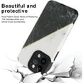 thumbnail image 2 of Compatible iPhone 14 Pro Max 6.7 "2022 Black and White Marble Phone Case, Soft TPU Bumper Silicone Glue Mobile Phone Case Cute High-end Double Color Marble Designed for Female Girls, 2 of 12