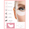 thumbnail image 3 of 50 Pares Parches Empaque Hidrogel Para Ojos Pestañas Xtellar Rosa 1 Cm 2 Mm, 3 of 3