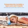 thumbnail image 4 of ISDIN fotoprotector transparent spray wet skin pediatrics spf 50, protector solar corporal para ninos, textura invisible y ligera para piel mojada, 250ml, 4 of 7