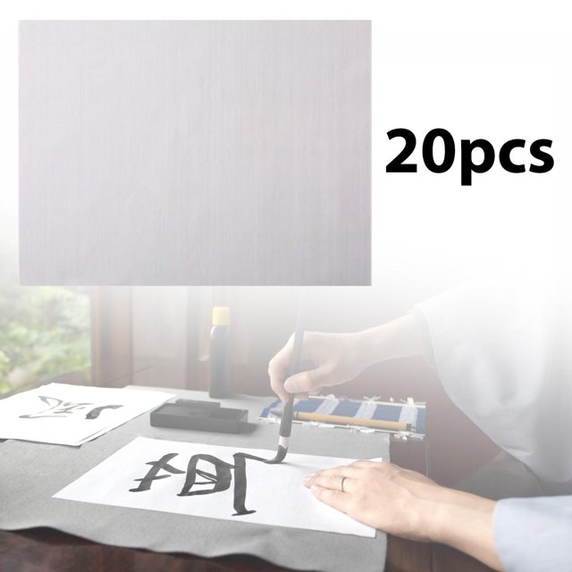 Elodie Blank Water Drawing Writing Cloth Chinese Calligraphy Mat Versatile Traditional 20pcs 33cmx43cm