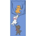 thumbnail image 2 of Boy's Aristocats Kittens Climbing Pocket Badge Performance Graphic Tee Royal Blue Heather Large, 2 of 4