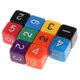 thumbnail image 1 of Juego de dados acrílicos de 3, 5 paquetes y 10 Uds., dados de 6 caras 1/6 para juego de mesa 5 piezas, 1 of 8