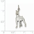 thumbnail image 2 of Beautiful 14k White Gold Solid Polished Boxer Charm, 2 of 2