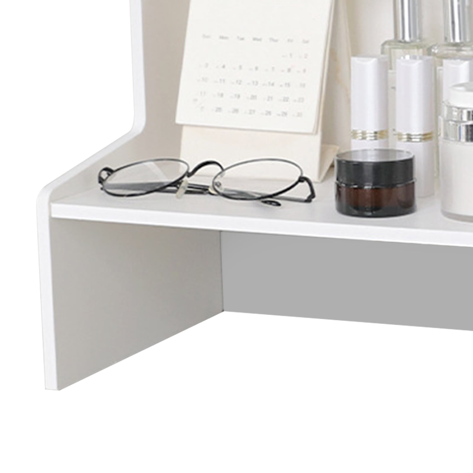 Desktop Shelf Organizer Office Storage, Expandable Bookshelf Display Rack, Versatility Office Supplies Desk Organizer, for makeup storage, desktop storage L 46.5*21*30cm