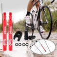 thumbnail image 4 of S SERENABLE Presta Value Extender Values Extension with Core & Adaptor 2pcs Red 60mm, 4 of 9