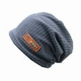 thumbnail image 3 of Men's and women's cotton  Head Knit Hat, Beanie Hat , Slouchie Cap, 3 of 5