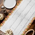 thumbnail image 2 of Happy Fall Table Runner, Autumn Thanksgiving Kitchen Dining Table Decoration for Home Party Decor 13x72 Inches, 2 of 9