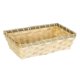 thumbnail image 2 of Cesta de servicio de alimentos Cesta de almacenamiento de bambú, Cesta de pan tejida para bocadillos, Cesta de fruta tejida para encimeras Estantes de 26cmx16cmx7.5cm Soledad Cesta de almacenamiento, 2 of 10