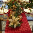 thumbnail image 4 of Madison Avenue Table Runner - Red - 72, 4 of 6