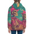 thumbnail image 6 of Kdxio Western Desert Skull Cowboy (2) Pattern Kids Boys Girls Zip Up Hoodie 3D Printed Hooded Sweatshirt Hoody Coat with Pocket 7-12 Y-Small, 6 of 6