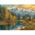 thumbnail image 1 of Puzle Abraham Hunter 1000 PC de Buffalo Games sobre las Montañas Rocosas Canadienses, 1 of 6