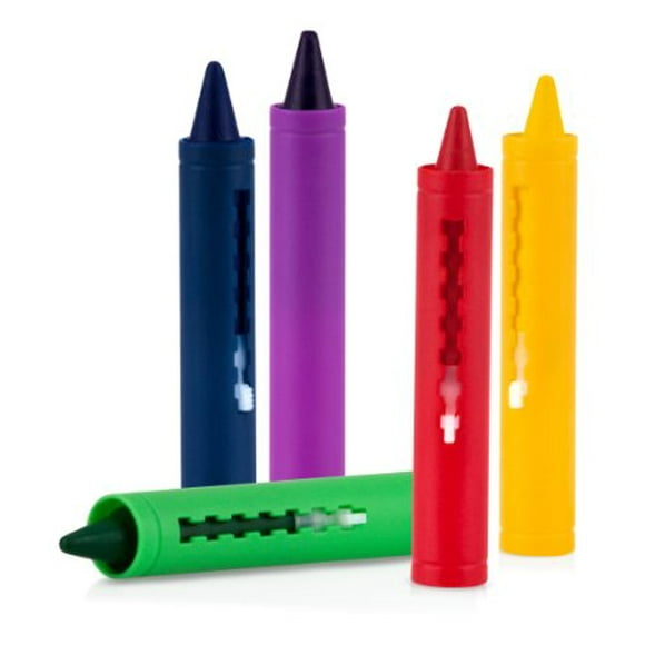 Jouets pour Bébé - Nuby - 5 Pcs Craie de Cire Enroulable 6156