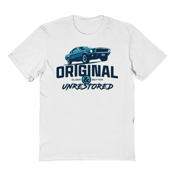 Motoring Original & Unrestored Better Graphic White Men's Cotton T-Shirt